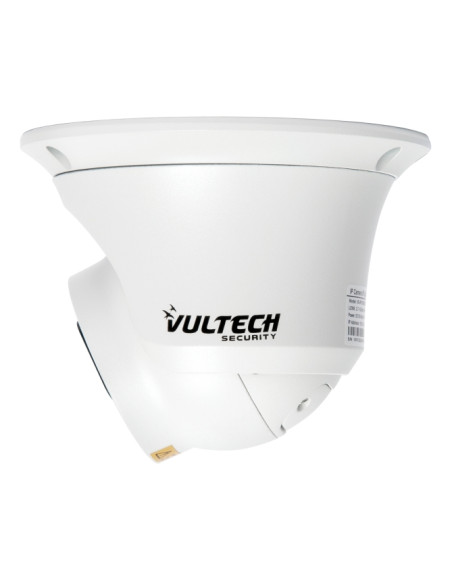 Vultech Security IP Camera ECO 8MP Dome Ottica Varifocale Motorizzata 2,7 -13,5 Mm Varifocale POE - IP67- H265+ Con Microfono E 