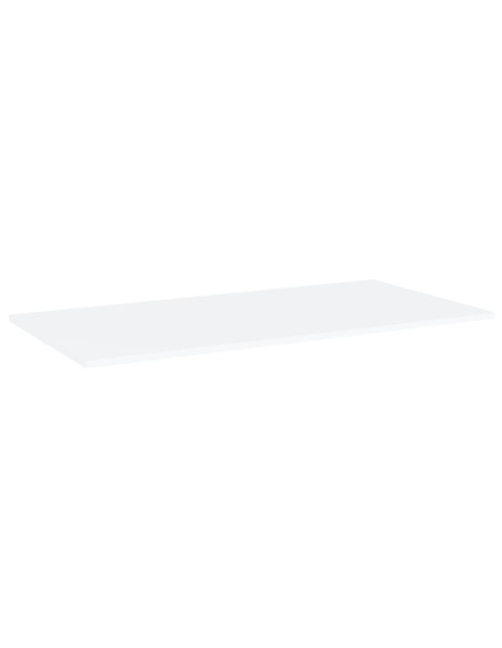 Ripiani per Libreria 4pz Bianchi 80x20x1,5 cm Legno Multistrato