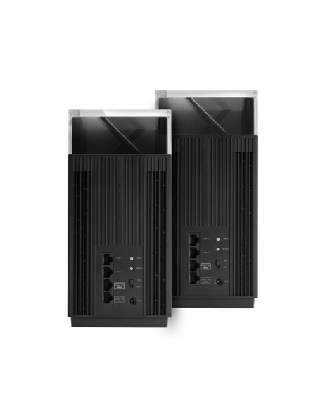 ASUS ZenWiFi Pro XT12(2-PK) Banda tripla (2.4 GHz/5 GHz/5 GHz) Wi-Fi 6 (802.11ax) Nero 4 Interno
