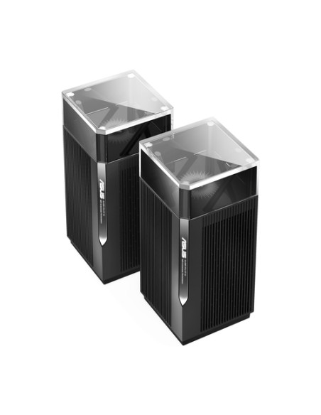 ASUS ZenWiFi Pro XT12(2-PK) Banda tripla (2.4 GHz/5 GHz/5 GHz) Wi-Fi 6 (802.11ax) Nero 4 Interno