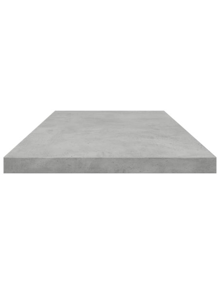 Ripiani per Libreria 4pz Grigio Cemento 80x20x1,5cm Multistrato