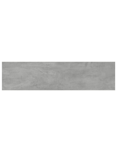 Ripiani per Libreria 4pz Grigio Cemento 80x20x1,5cm Multistrato