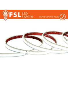 LUCE FREDDA - 6500K STRISCIA LED COB 5METRI - IP65 6500K 24V 15W/M 1500LM/M
