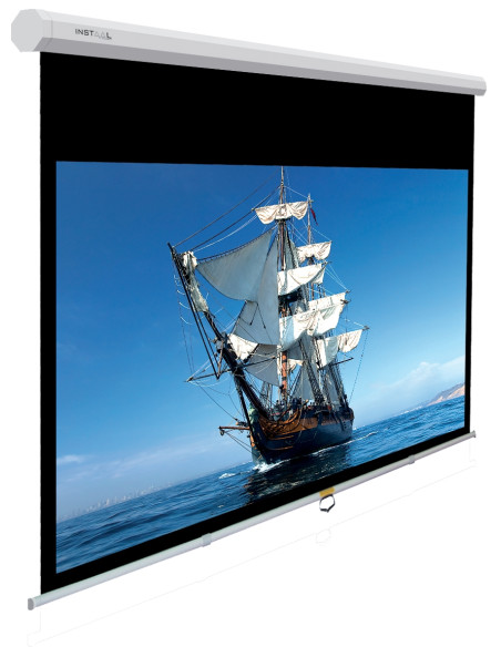 TELO PROVIS 200X114 INSMAN A MOLLA MANUALE HD CANVAS 16:9
