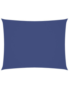 Parasole a Vela Oxford Rettangolare 3x4 m Blu