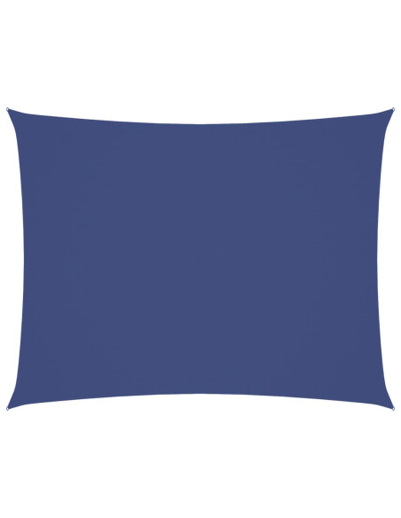 Parasole a Vela Oxford Rettangolare 3x4 m Blu