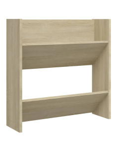 Scarpiera a Muro Rovere Sonoma 60x18x60 cm in Legno Multistrato