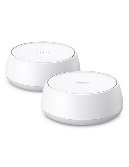 TP-Link DECO BE25(2-PACK) sistema Wi-Fi Mesh Dual-band (2.4 GHz/5 GHz) Wi-Fi 7 (802.11be) Bianco Interno