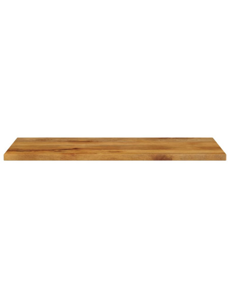 Piano per Tavolo 120x70x3,8cm Rettangolare Legno Massello Mango