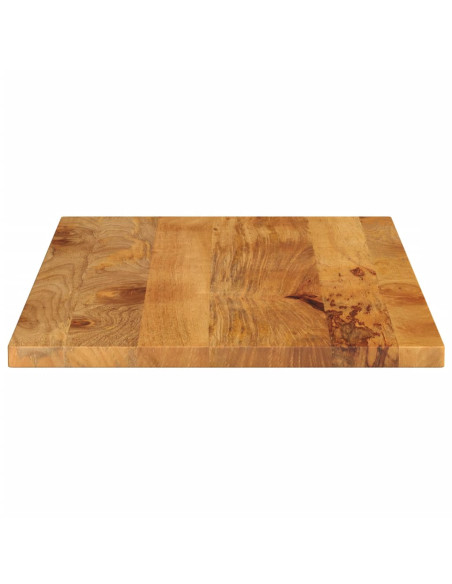 Piano per Tavolo 120x70x3,8cm Rettangolare Legno Massello Mango