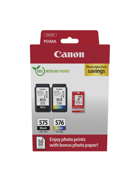 Canon 5438C004 cartuccia d'inchiostro 2 pz Originale Nero, Ciano, Magenta, Giallo