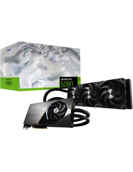 MSI SUPRIM GEFORCE RTX 5080 16G LIQUID SOC scheda video NVIDIA 16 GB GDDR7