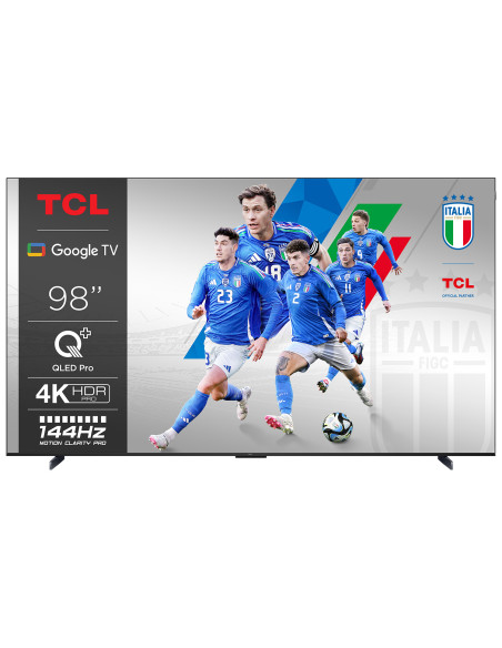 TCL C65 Serie C6 Smart TV QLED 4K 98" 98C655, 144Hz, audio Onkyo con subwoofer, Google TV