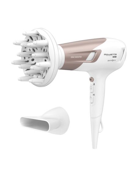 Rowenta Studio Dry CV5830 asciuga capelli 2300 W Beige, Bianco