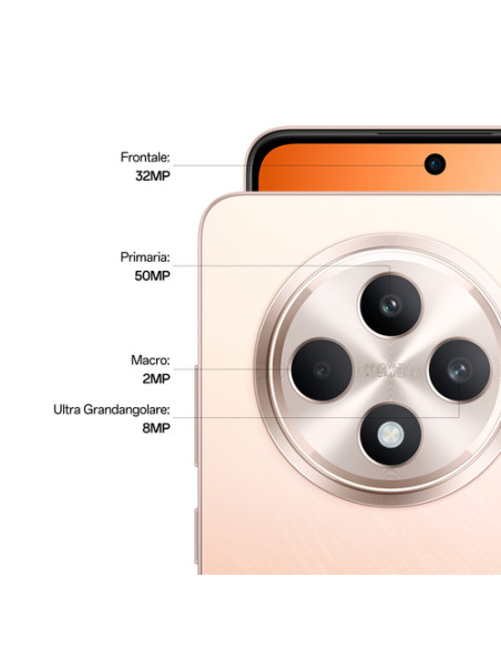 OPPO Reno12 FS 4G AI Smartphone, Tripla fotocamera 50+8+2MP, Selfie 32MP, Display 6.67” 120HZ AMOLED FHD+, 5000mAh, RAM 16 GB 