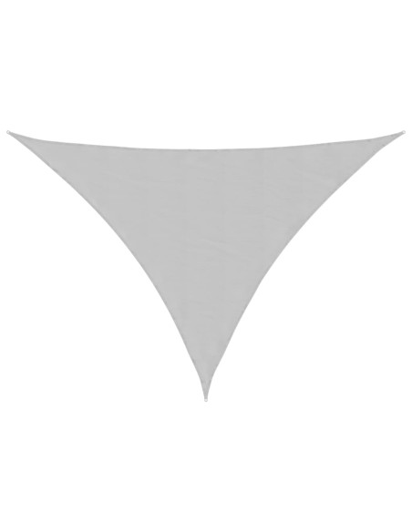 Vela Parasole Grigio Chiaro 7x5x5 m 100% Poliestere Oxford