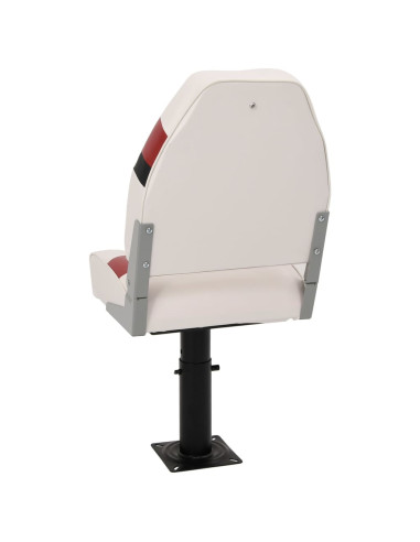 Set Sedile da Barca Pieghevole 2pz con Schienale Alto