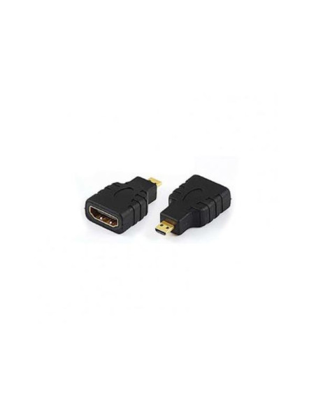 ADATTATORE MICRO HDMI-HDMI M/F BK F19PIN ADJ