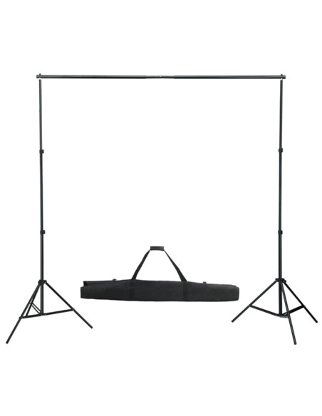 Kit Studio Fotografico con Luci Ombrelli Fondale e Riflettore