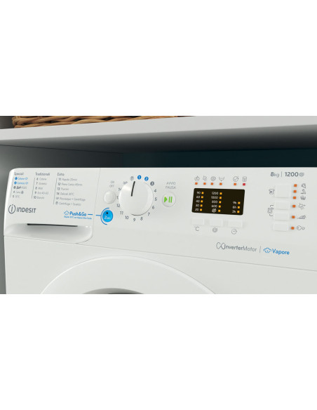 Indesit Innex Steam Lavatrice a libera installazione BWA 81295X WV IT - BWA 81295X WV IT