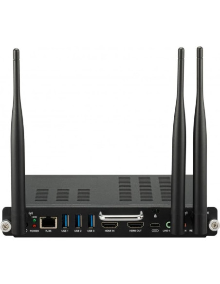 Viewsonic VPC-A31-O1 PC/stazione di lavoro 8 GB DDR4-SDRAM 128 GB SSD Slot-in PC Mini PC Nero