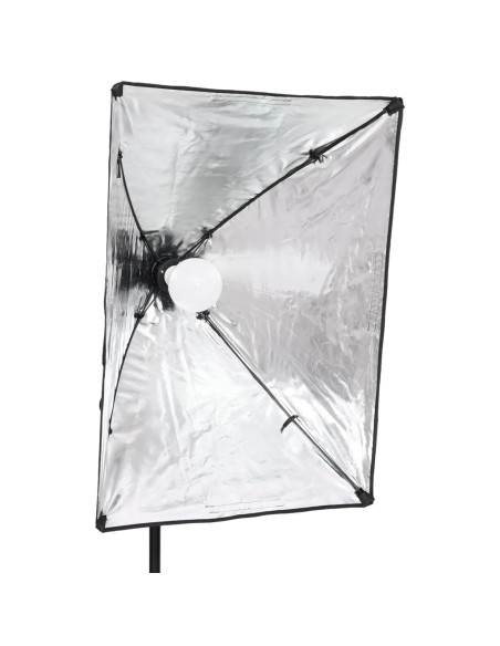 Kit per Studio Fotografico con Set Luci, Fondale e Riflettore