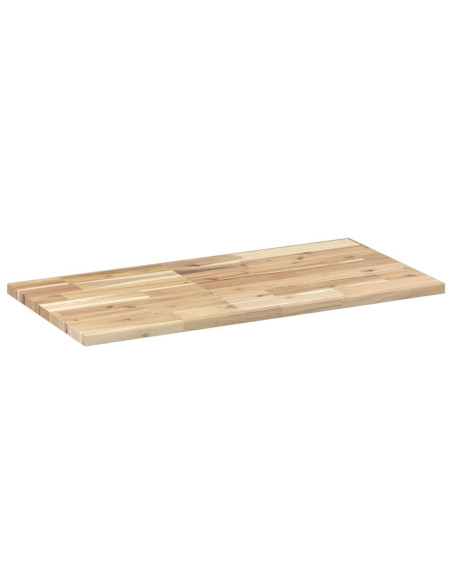 Mensole da Parete 4 pz 80x40x2 cm Legno Acacia Non Trattato