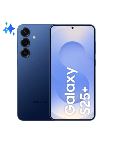 Samsung Galaxy S25+ Smartphone AI, Display 6.7'' QHD+ Dynamic AMOLED 2X, Fotocamera 50MP, RAM 12GB, 512GB, 4.900 mAh, Navy