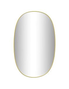 Specchio da Parete Dorato 80x50 cm