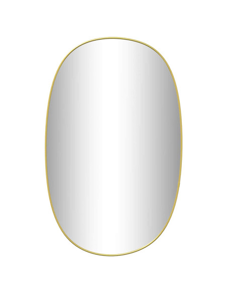 Specchio da Parete Dorato 80x50 cm