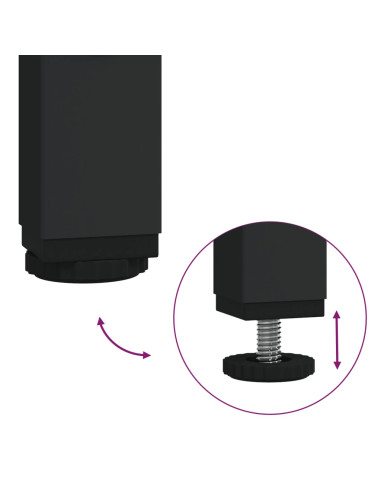 Tavolino Grigio Sonoma 55x38x45 cm in Legno Multistrato