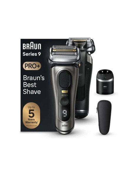 Braun Series 9 Pro+ 9565cc Wet & Dry Rasoio Trimmer Metallico