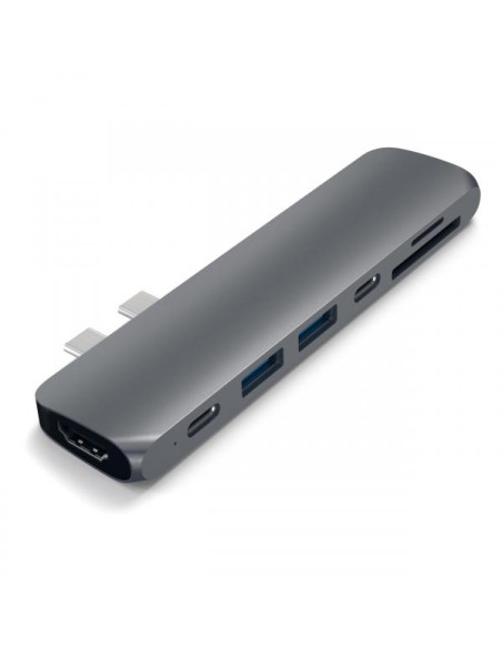 HUB DOCK TYPE C TO HDMI 4K SPACEGRE MULTIPORT 2USB-USBC-SD MB13/15 SATE