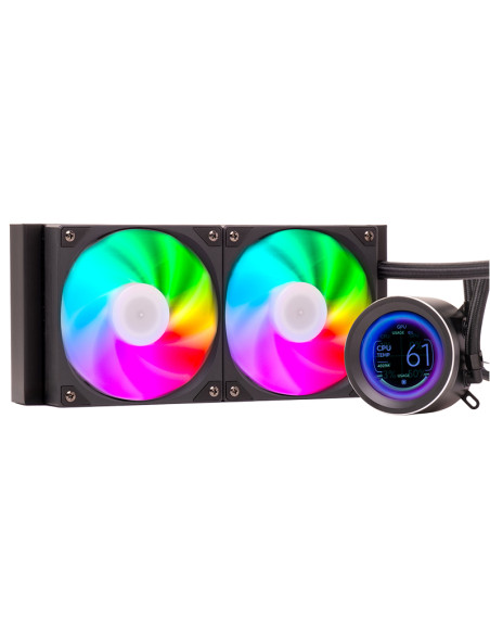 itek ARCTIC SPHERE LCD 240 Processore Kit di raffreddamento a liquido 12 cm Nero