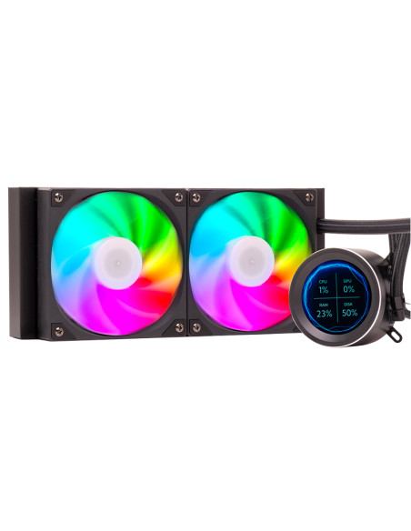 itek ARCTIC SPHERE LCD 240 Processore Kit di raffreddamento a liquido 12 cm Nero