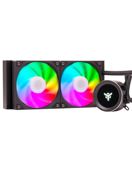 itek ARCTIC SPHERE LCD 240 Processore Kit di raffreddamento a liquido 12 cm Nero