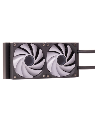 itek HYDRO CUBE 240B Processore Kit di raffreddamento a liquido 12 cm Nero 1 pz