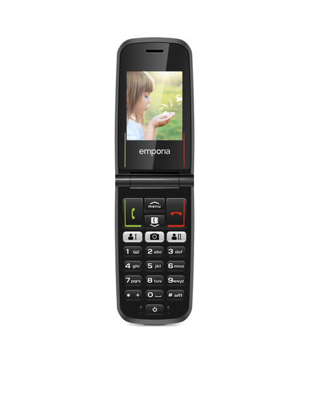 Emporia ACTIVEglam 5,59 cm (2.2") 85 g Nero Telefono per anziani