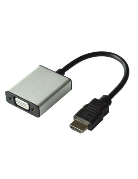 ADATTATORE HDMI-VGA M/F + AUDIO CON CAVO VALUE