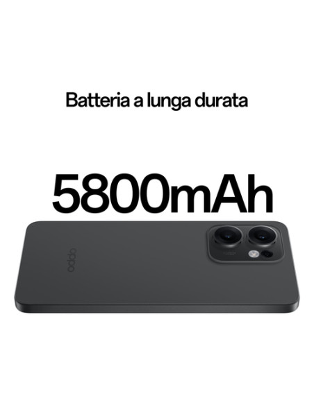 OPPO Reno13 FS 5G AI Smartphone, Tripla fotocamera 50+8+2MP, Selfie 32MP, Display 6.67” 120HZ AMOLED FHD+, 5800mAh, RAM 12GB(E