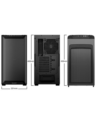 be quiet! PURE BASE 501 Airflow Black Midi Tower Nero