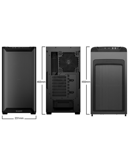be quiet! PURE BASE 501 Airflow Black Midi Tower Nero