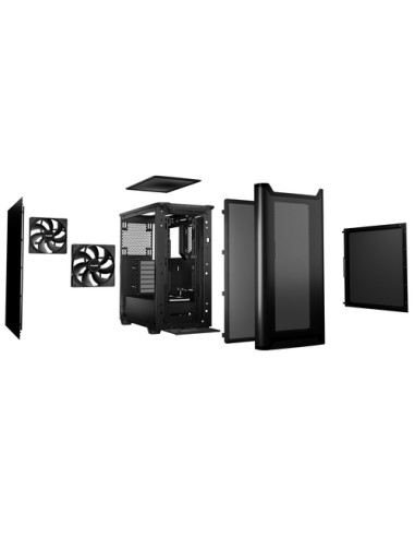 be quiet! PURE BASE 501 Airflow Black Midi Tower Nero