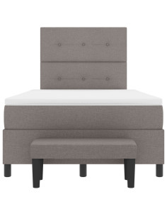 Letto a molle con materasso Talpa 120 x 190 cm Tessuto 2