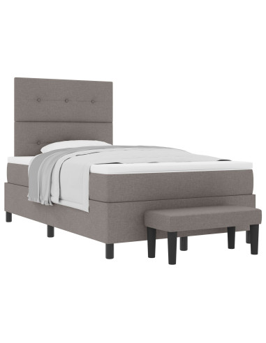 Letto a molle con materasso Talpa 120 x 190 cm Tessuto