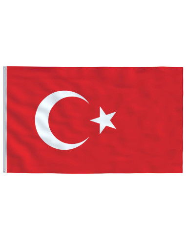 Asta e Bandiera Turchia 5,55 m Alluminio