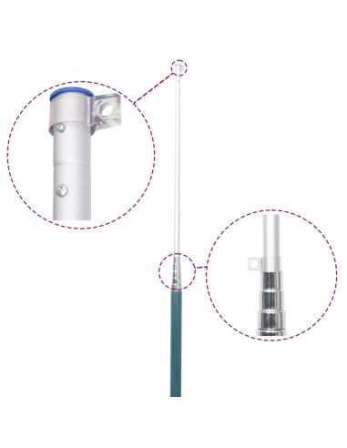 Asta e Bandiera Turchia 5,55 m Alluminio