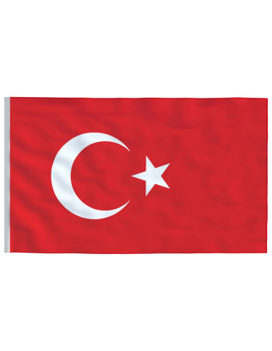 Asta e Bandiera Turchia 6,23 m Alluminio