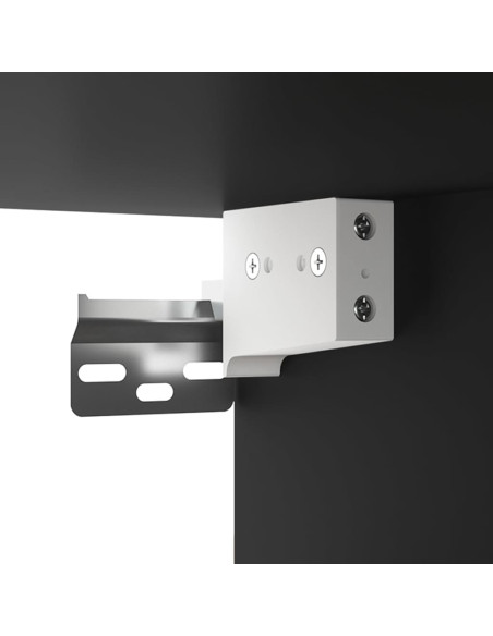 Credenza Nera in Legno Multistrato