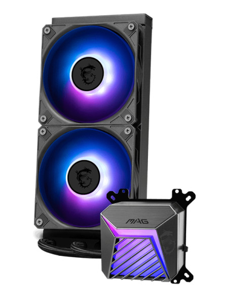 MSI MAG CORELIQUID A15 240 sistema di raffreddamento per computer Scheda madre, Processore Raffreddatore di liquidi tutto in uno